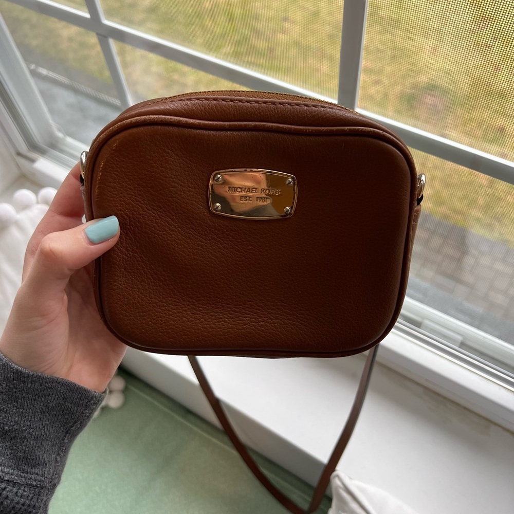 Michael Kors tan Crossbody